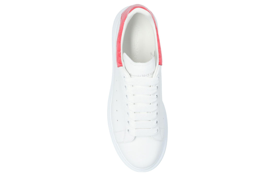 (WMNS) Alexander McQueen Oversized Sneaker 'White Pink' 553770WHXMY9663 #