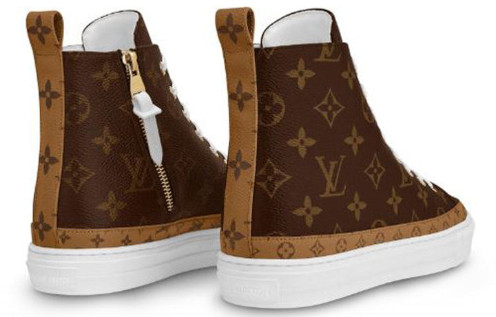 LOUIS VUITTON WomenLV Stellar Monogram High-top Sport Shoes Multi 1A65UU #