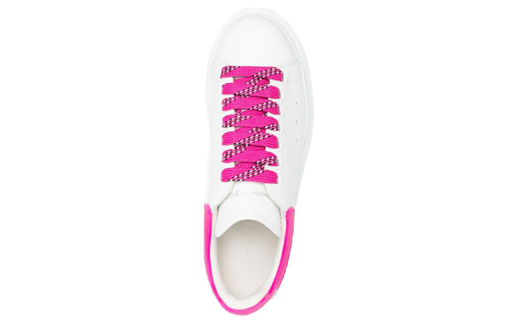 (WMNS) Alexander McQueen Oversized Sneaker 'White Shock Pink' 621056WHXMT9375 #