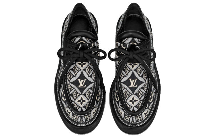 (WMNS) LOUIS VUITTON LV Beaubourg Loafers 'Black' 1A8D3E #