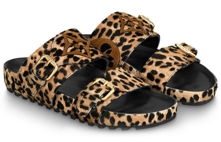 (WMNS) LOUIS VUITTON LV Bom Dia Sandals 'Brown' 1A5N21 #