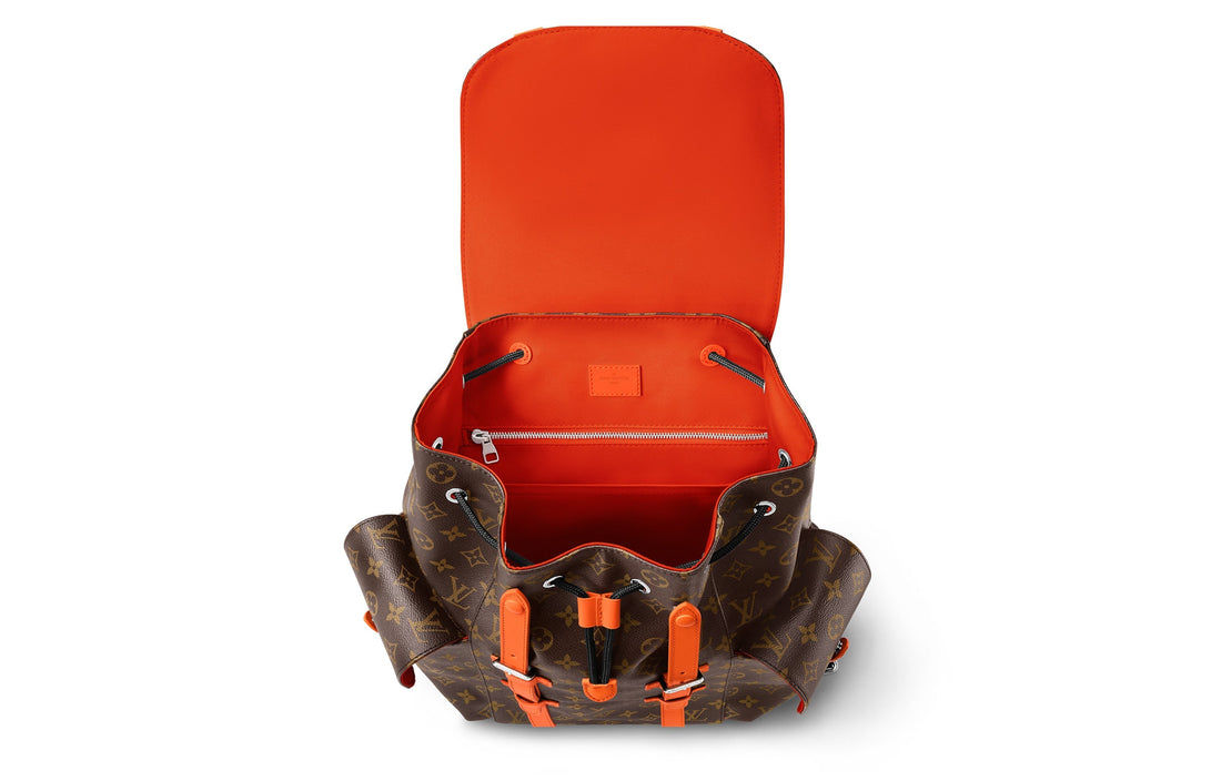 LOUIS VUITTON Christopher MM Monogram Macassar Canvas 'Brown Orange' M46814 #