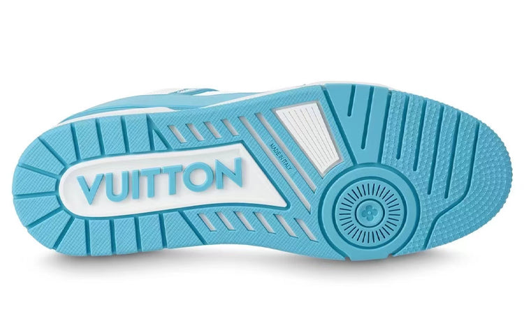 LOUIS VUITTON LV Trainer 'White Sky Blue' 1AA6X0 #