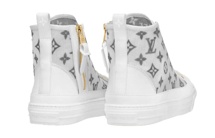 LOUIS VUITTON Stellar Ankle Sneakers Women 'White Grey'