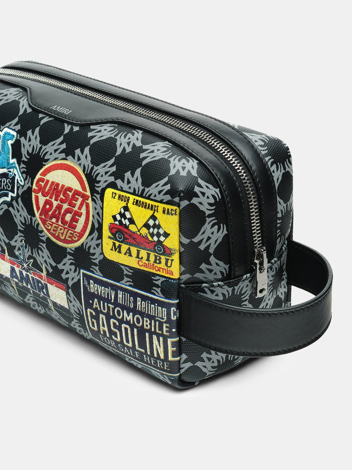 STATION PATCH DOPP KIT - Black