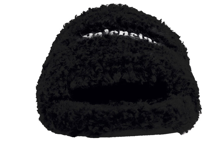 (WMNS) Balenciaga  Furry Slides 'Black Red' 654261W2DO11096 #