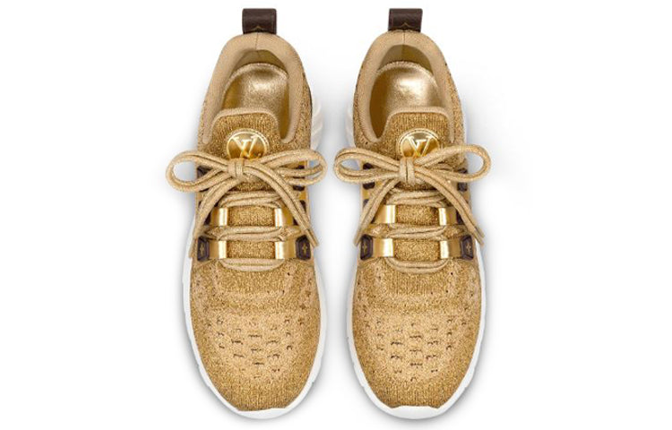 (WMNS) LOUIS VUITTON LV Aftergame Sports Shoes Gold 1A577T #