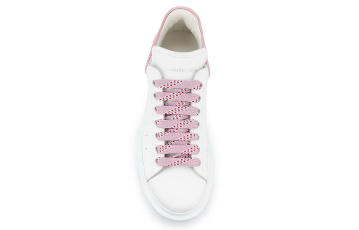 (WMNS) Alexander McQueen Oversized Sneaker 'White Pink' 621056WHXMT9377 #