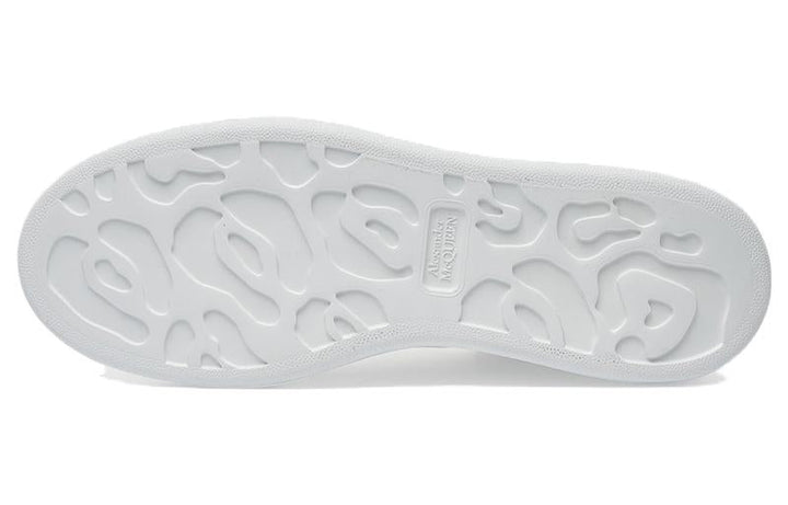 (WMNS) Alexander McQueen Oversized Sneaker 'White Ink Blue' 621056WHXMT9164 #