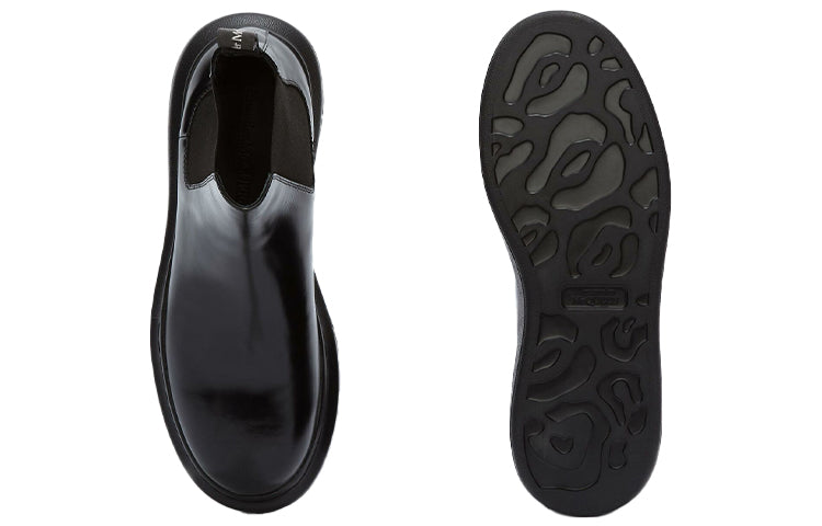 (WMNS) Alexander McQueen Hybrid Chelsea Boot 'Black' 586398WHX521000 #