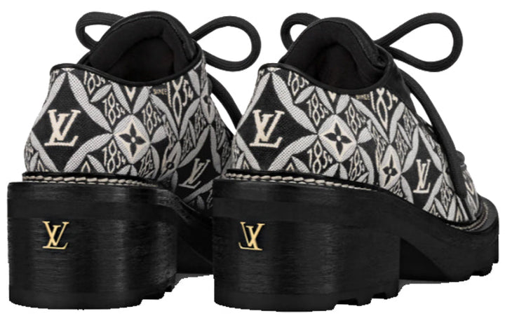 (WMNS) LOUIS VUITTON LV Beaubourg Loafers 'Black' 1A8D3E #