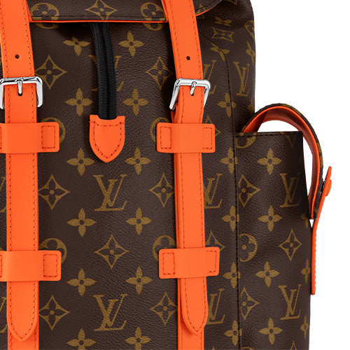 LOUIS VUITTON Christopher MM Monogram Macassar Canvas 'Brown Orange' M46814 #