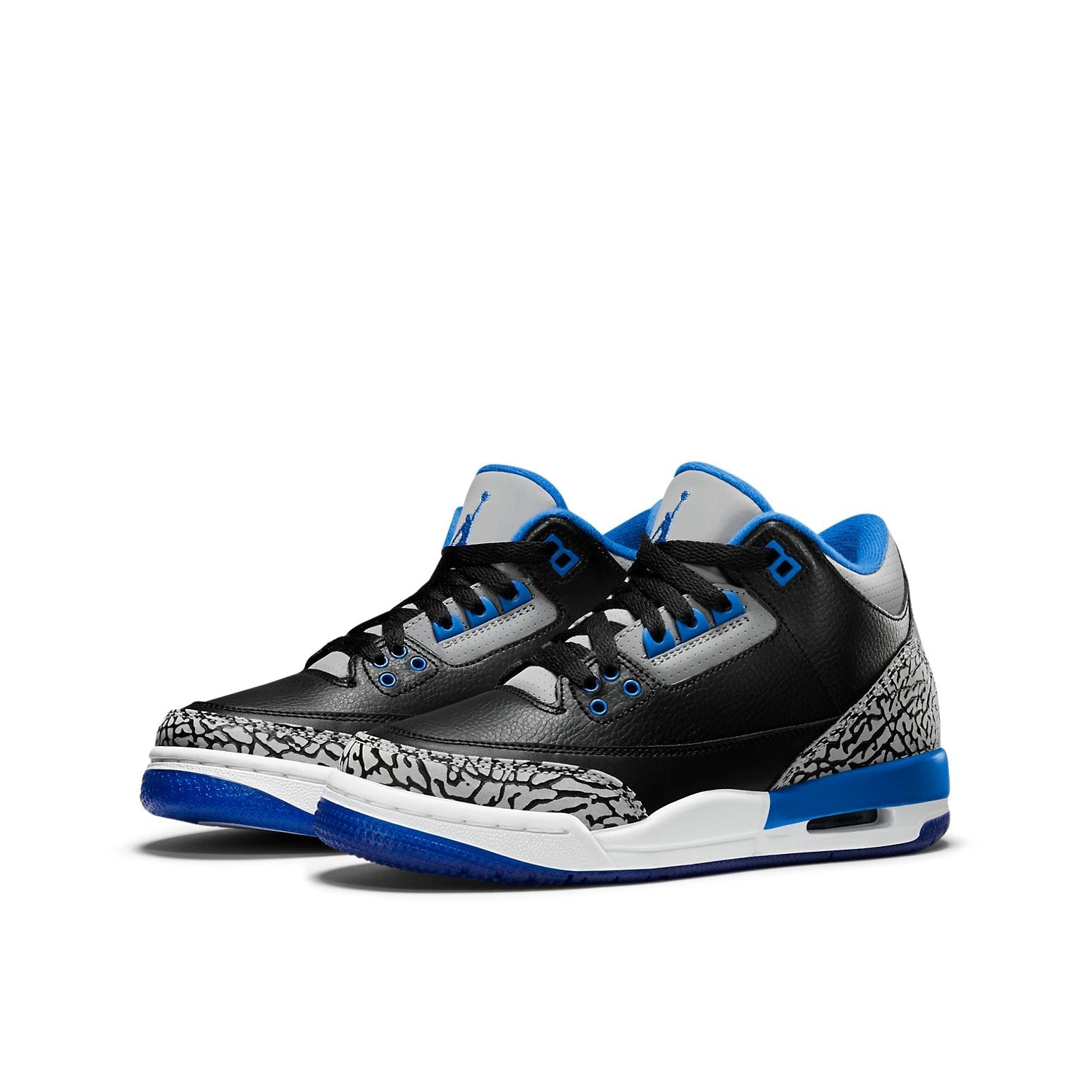 (GS) Air Jordan 3 Retro 'Sport Blue' 398614-007 #