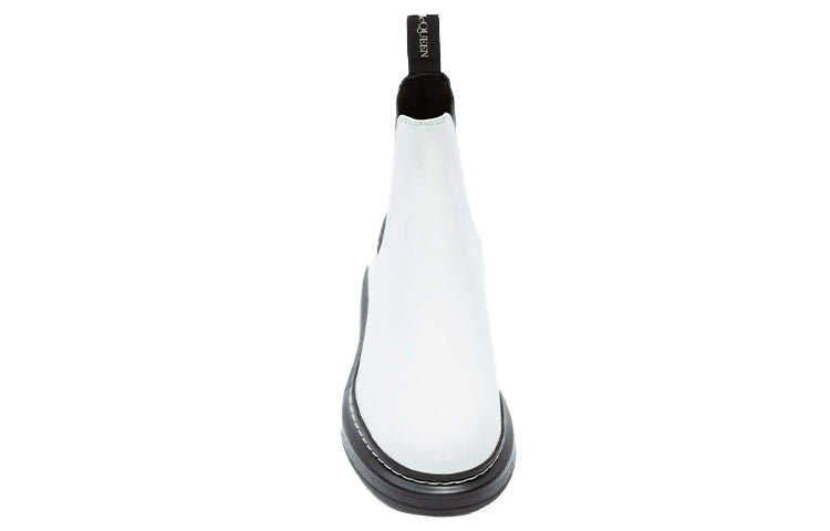 (WMNS) Alexander McQueen Hybrid Chelsea Boot 'Black White' 586398WHX529061 #