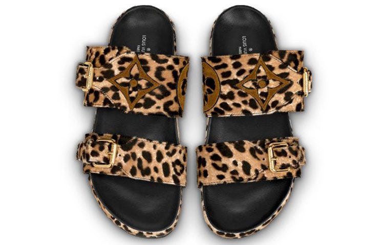 (WMNS) LOUIS VUITTON LV Bom Dia Sandals 'Brown' 1A5N21 #