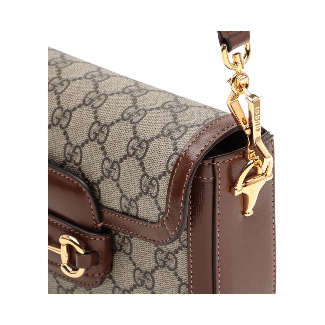 (WMNS) Gucci Horsebit 1955 Retro Shoulder Messenger Bag 'Ebony Brown' 658574-HUHHG-8565 #