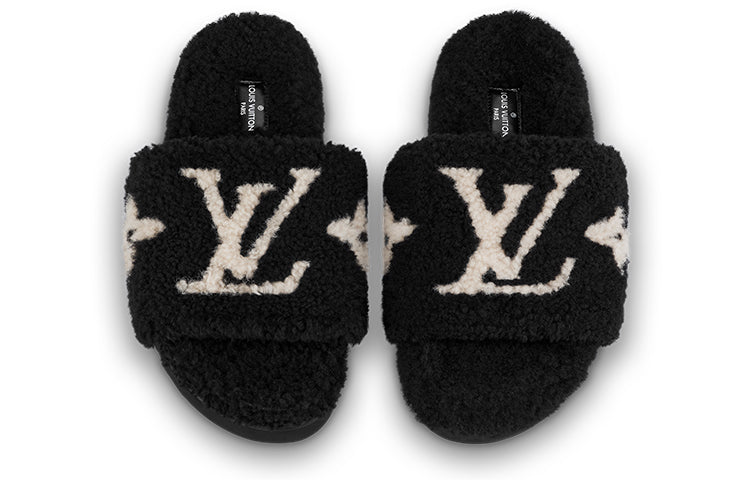 (WMNS) LOUIS VUITTON Paseo Comfort Flat Sandals 'Black' 1ABWDN #