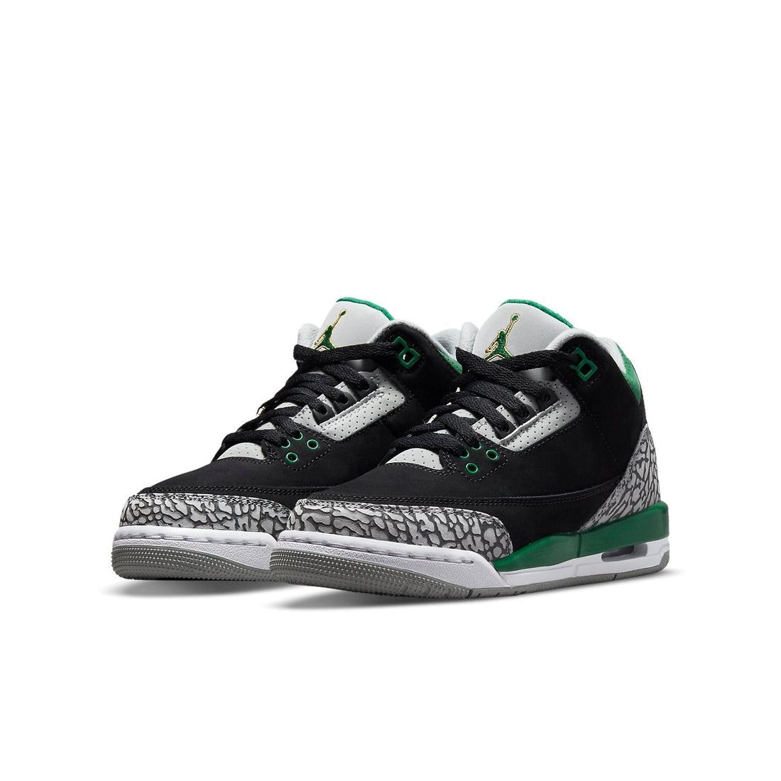 (GS) Air Jordan 3 Retro 'Pine Green' 398614-030 #
