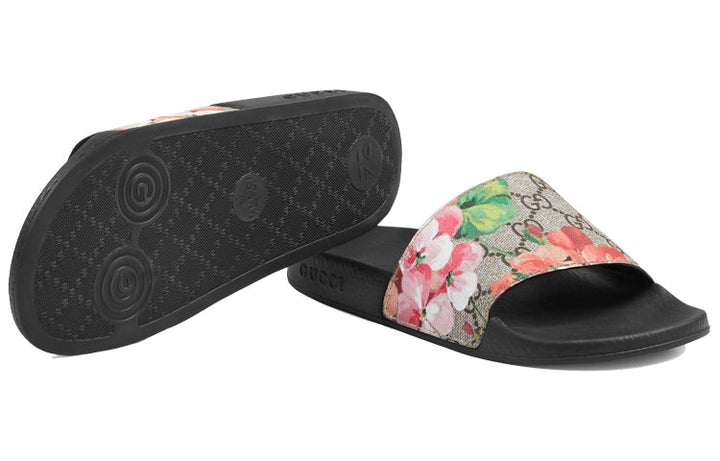 (WMNS) Gucci GG Supreme Slide 'Blooms' 408508-KU200-8919 #