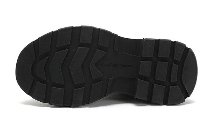 (WMNS) Alexander McQueen Lace Up Ankle Boots 'Khaki' 595469WHZ812610 #