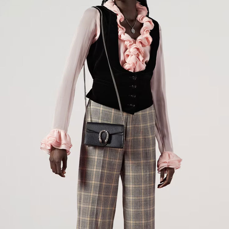 (WMNS) Gucci Dionysus Mini-Sized Single-Shoulder Bag Black 476432-CAOGN-8176 #.