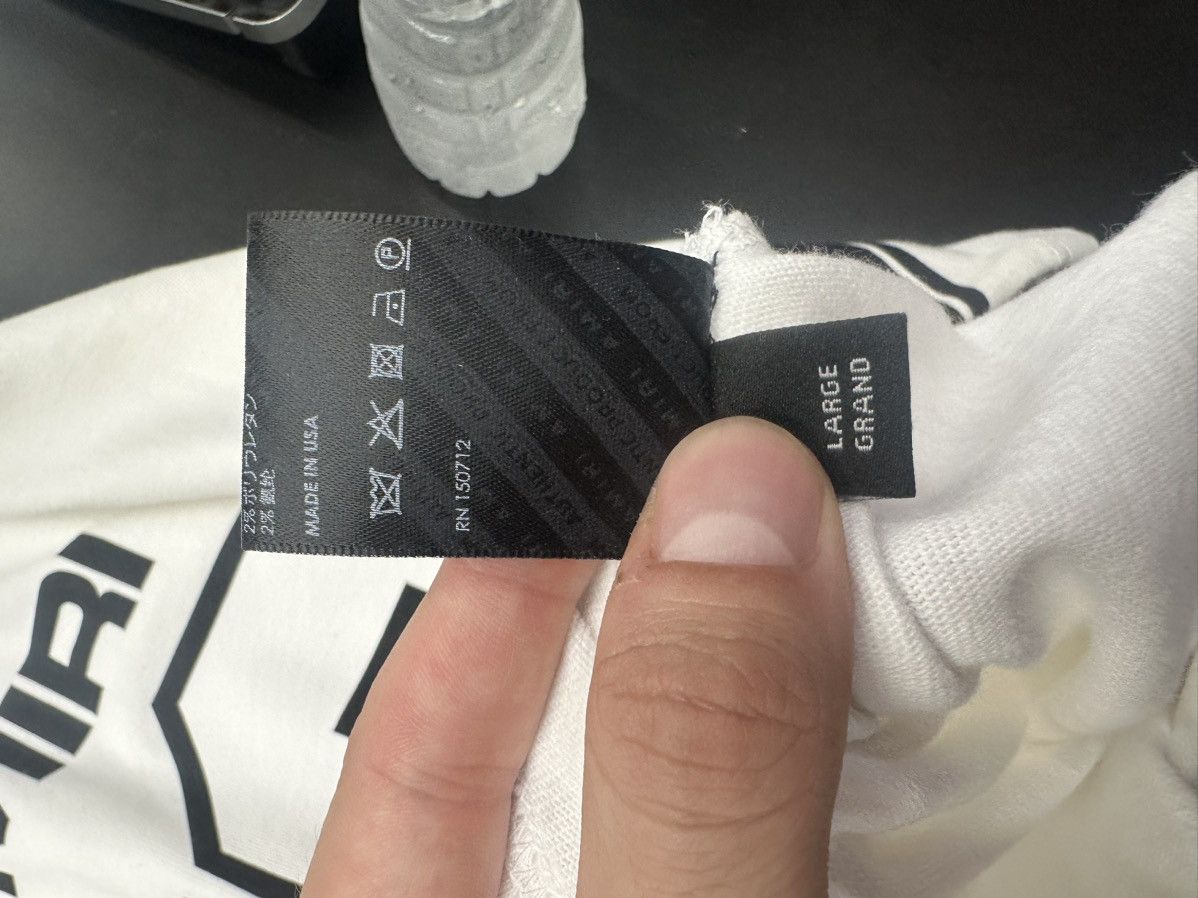 Amiri White Hockey Jersey Tee