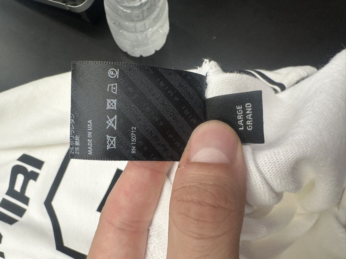 Amiri White Hockey Jersey Tee