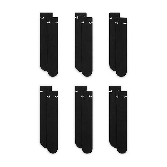 Nike Everyday Cushioned 6 Pair Crew Socks Unisex Adult