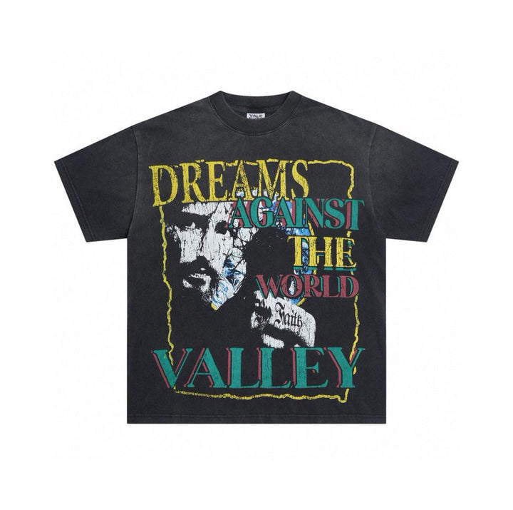streetwear x vale x vintage vale lives dreams vs world tee