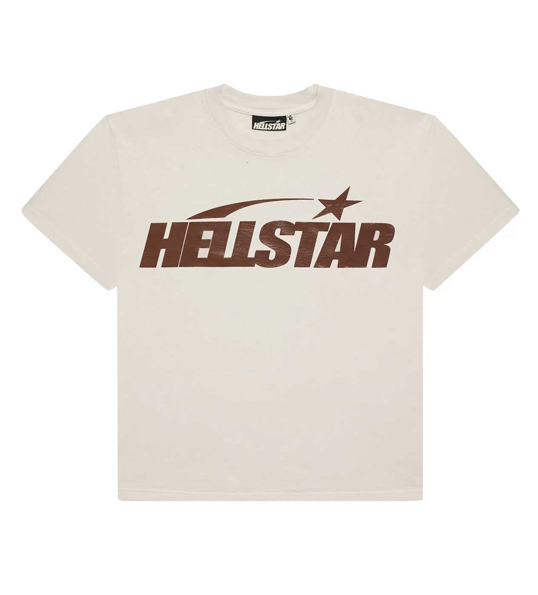 Hellstar Classic Logo Gel Tee Cream/Brown