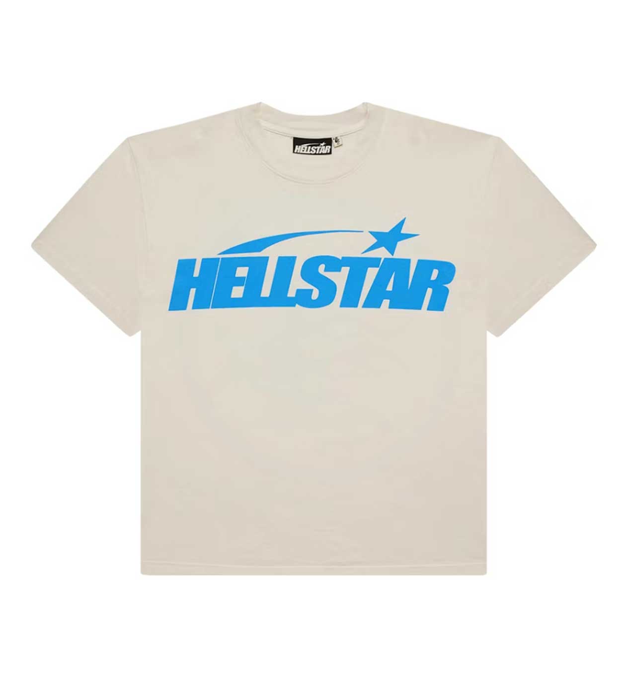 Hellstar Classic Regular Print Tee Cream/Blue