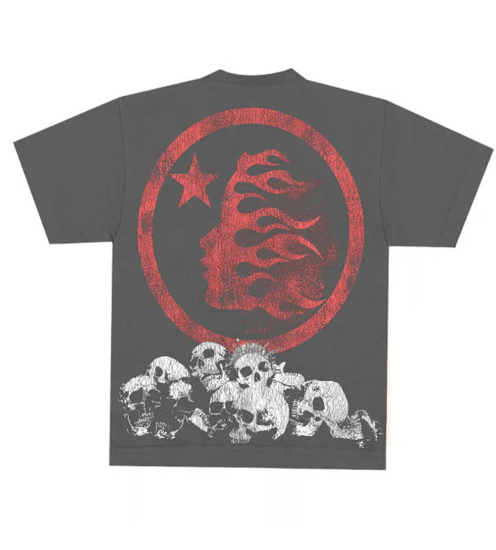 Hellstar Studios Crowned Skull Rhinestone Vintage Black