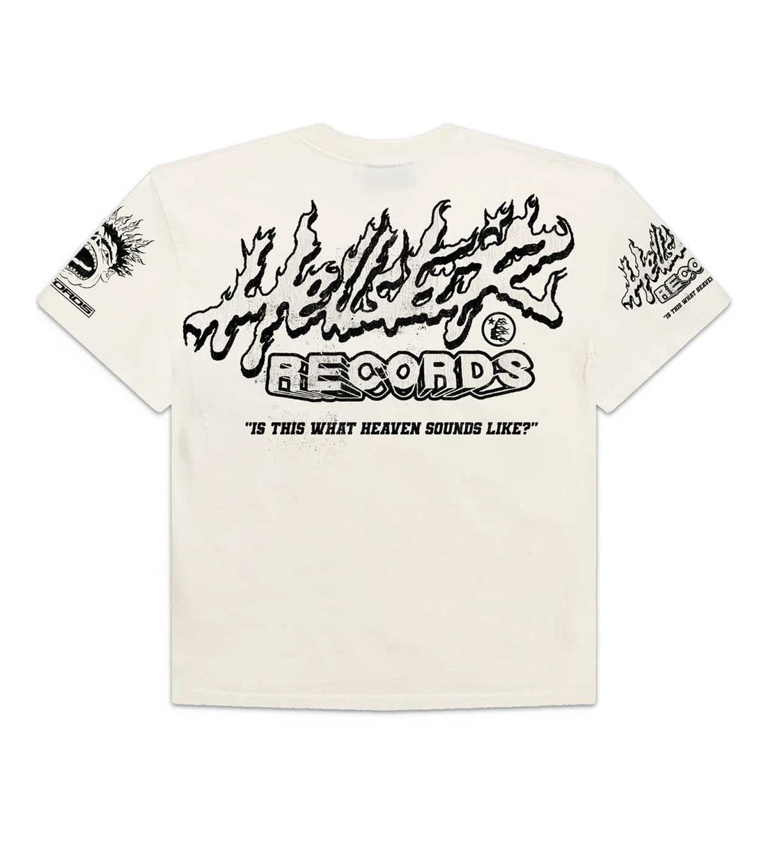 Hellstar Records Tee Cream/Yellow