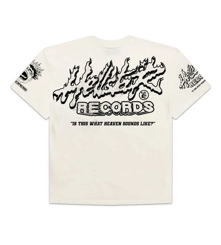 Hellstar Records Tee Cream/Yellow