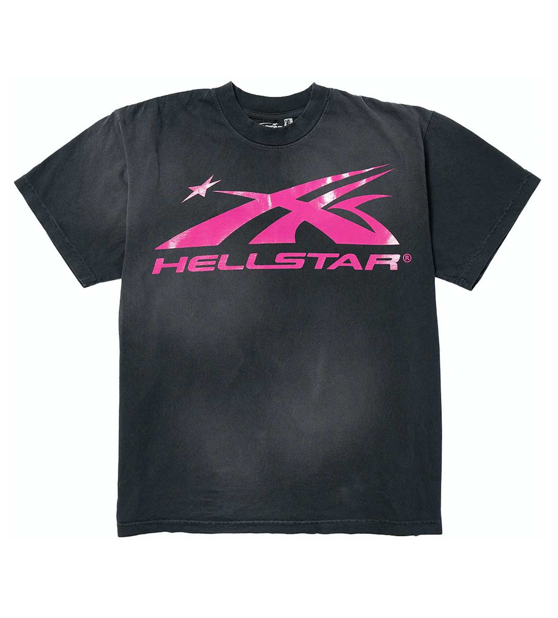 Hellstar Sport Logo Gel Tee Black/Pink