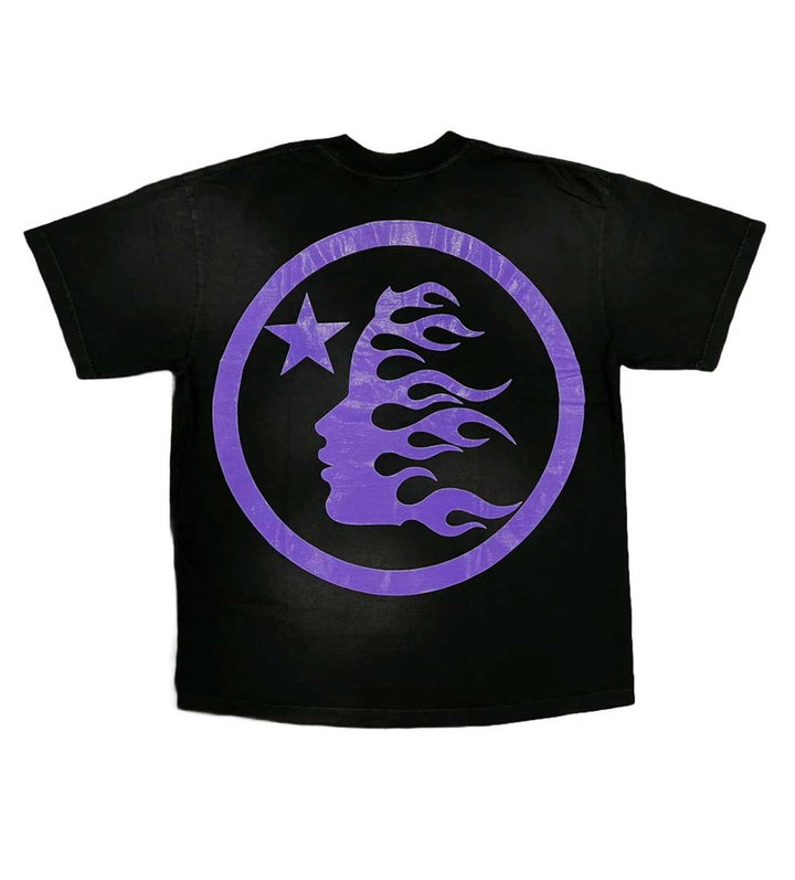 Hellstar Sport Logo Gel Tee Black/Purple