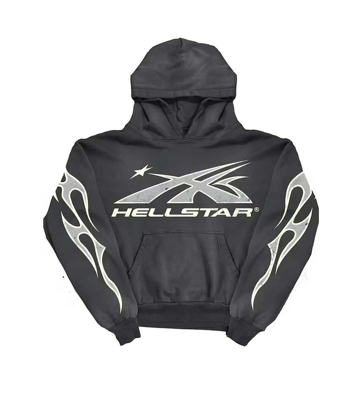 Hellstar Sport Logo Hoodie Black