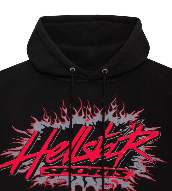 Hellstar Sports Future Flame Hoodie Black