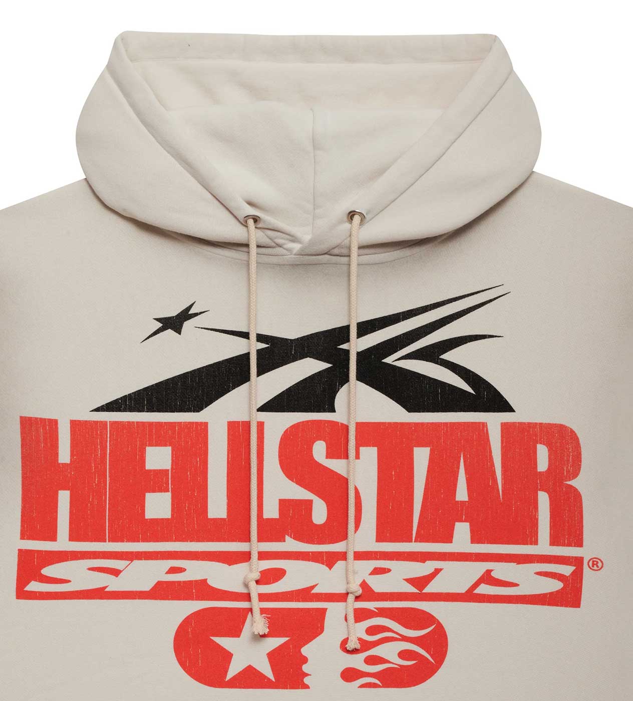 Hellstar Sports "Beat Us" Hoodie White