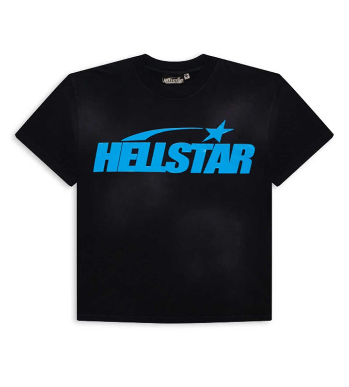 Hellstar Studios Classic Regular Print Tee Black/Blue