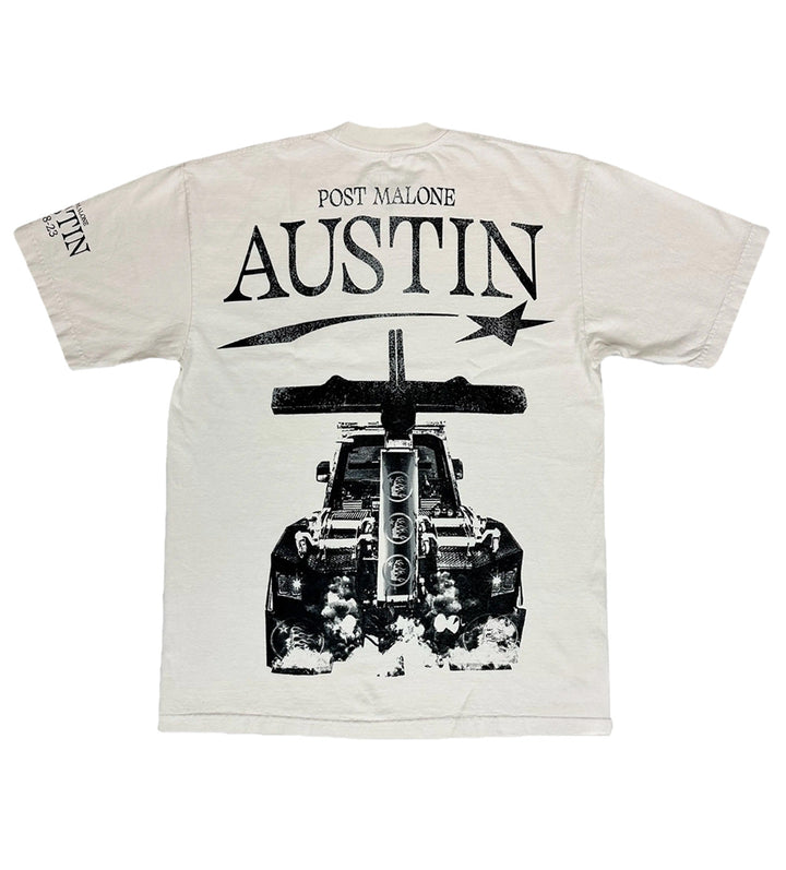 Hellstar Studios Post Malone Austin Album Tee Cream