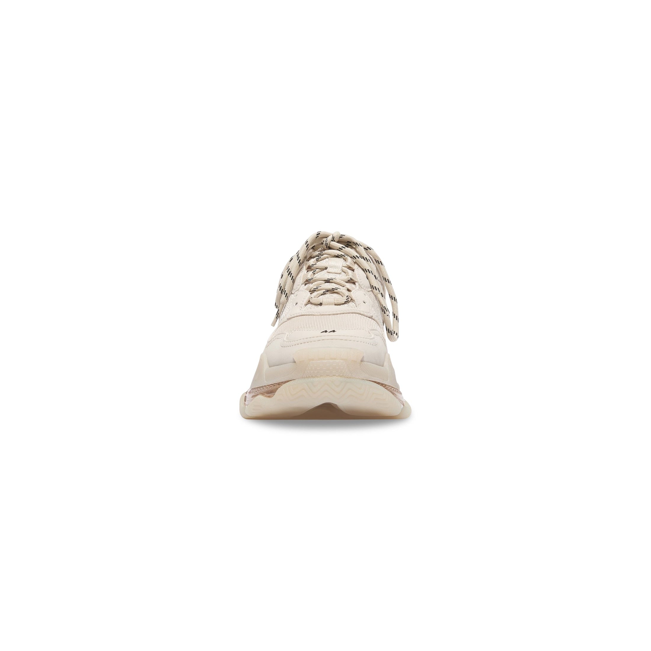 MEN'S TRIPLE S CLEAR SOLE SNEAKER IN BEIGE