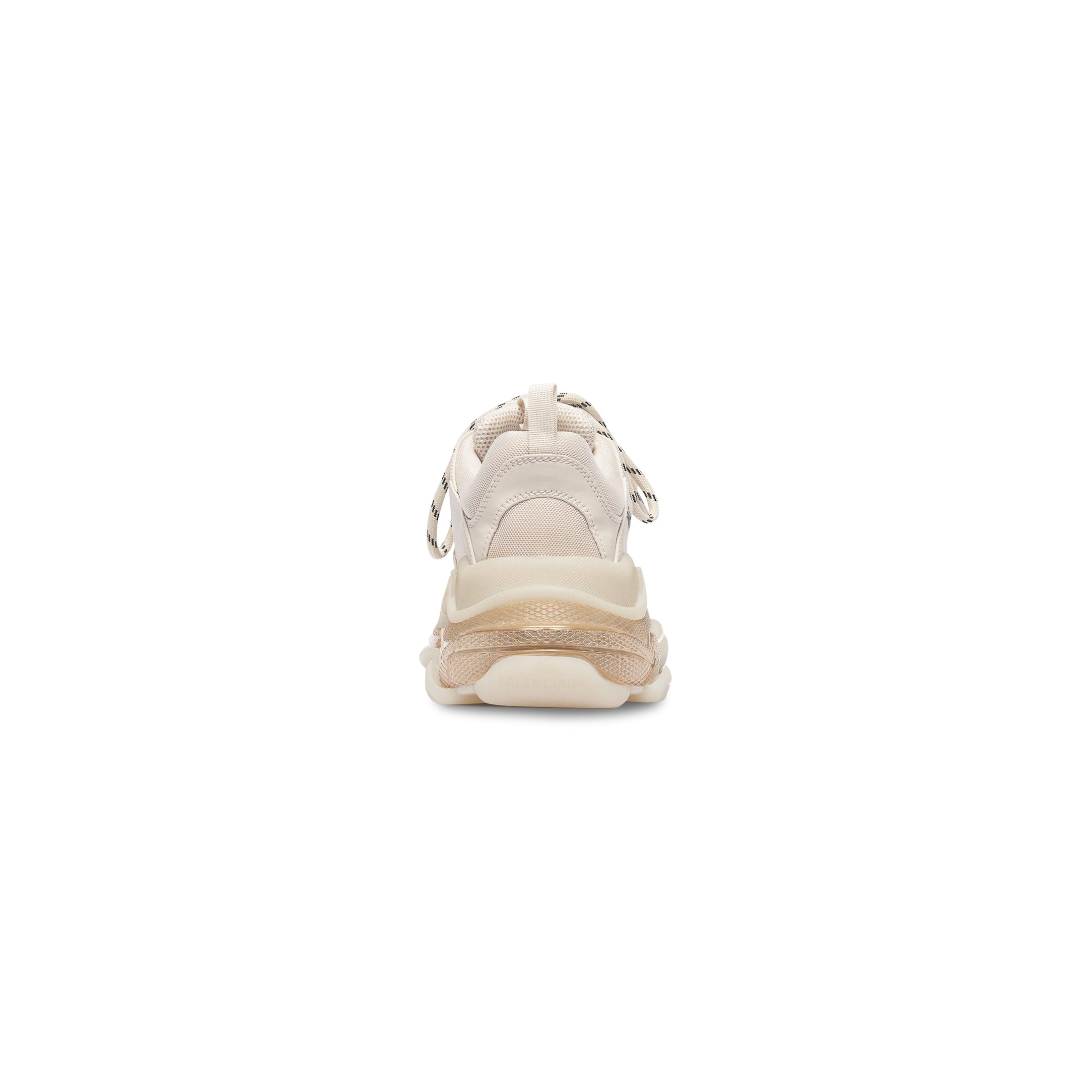 MEN'S TRIPLE S CLEAR SOLE SNEAKER IN BEIGE