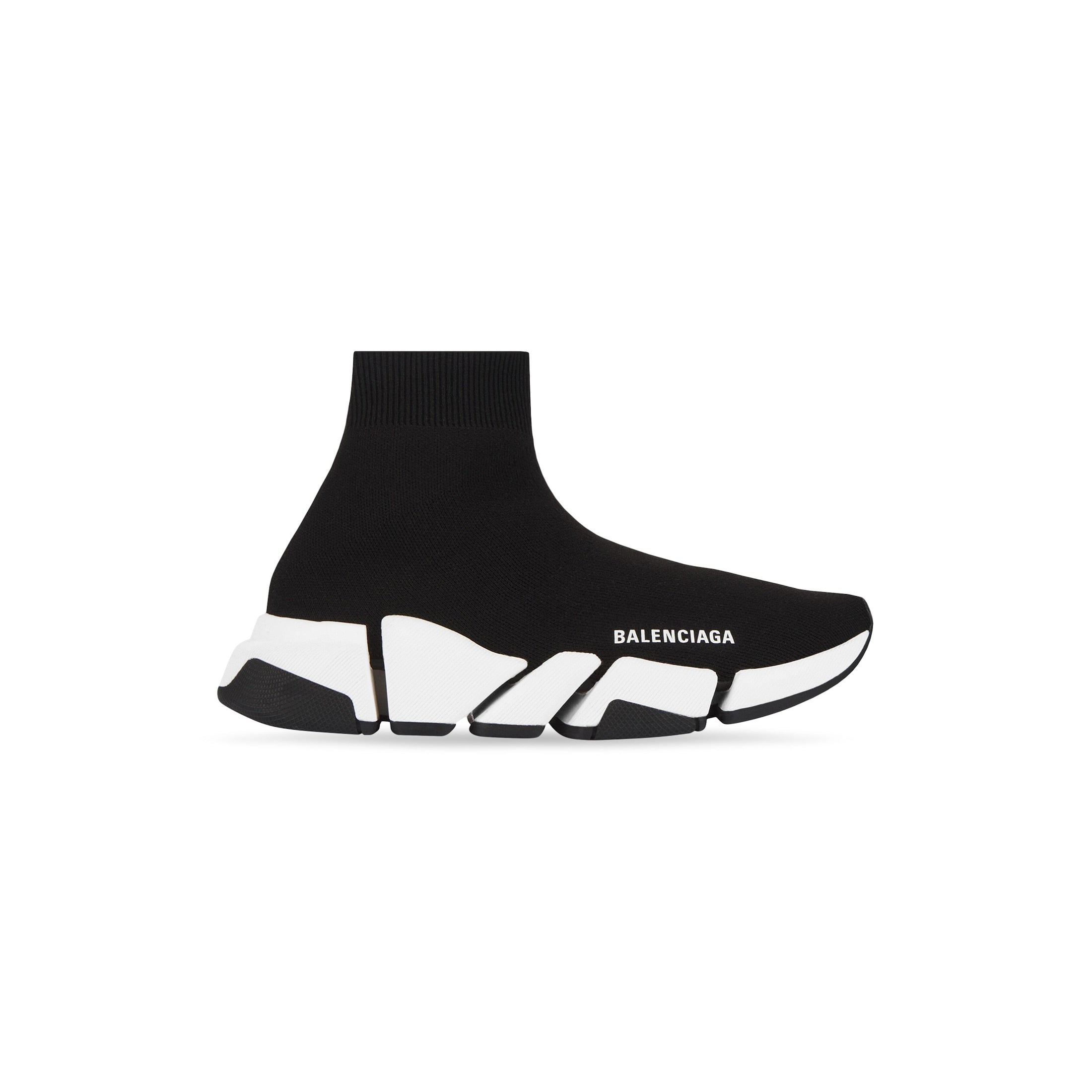 MEN'S SPEED 2.0 RECYCLED KNIT SNEAKER IN BLACK/WHITE