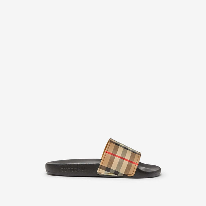 Burberry Vintage Check Slide Sandals – Classic Edition