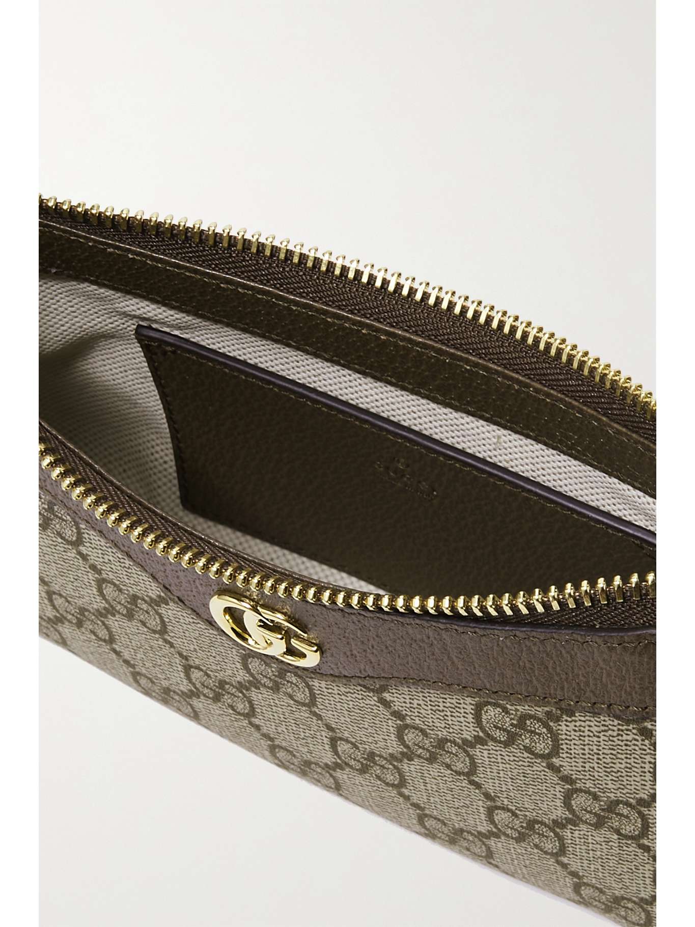 GUCCI
Ophidia mini textured leather-trimmed printed coated-canvas shoulder bag