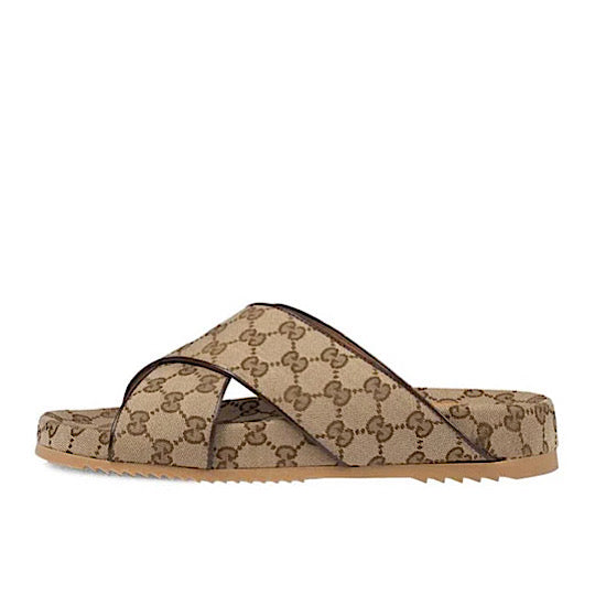 GUCCI GG SANDAL " Beige "