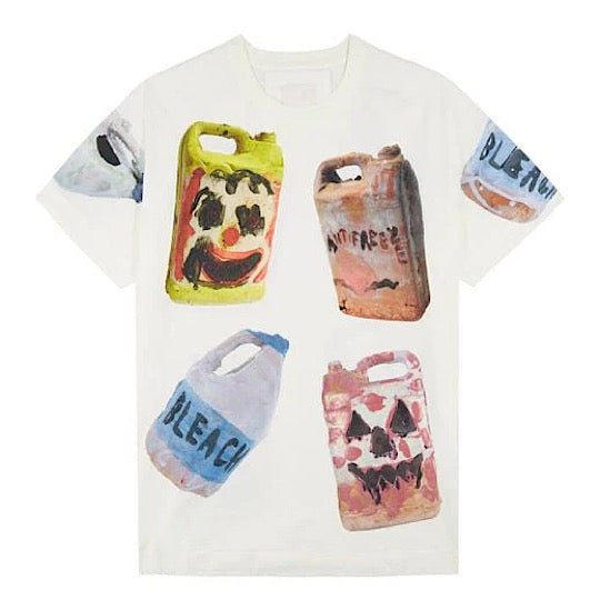 Givenchy Men's X Josh Smith White Printed Cotton T-shirt