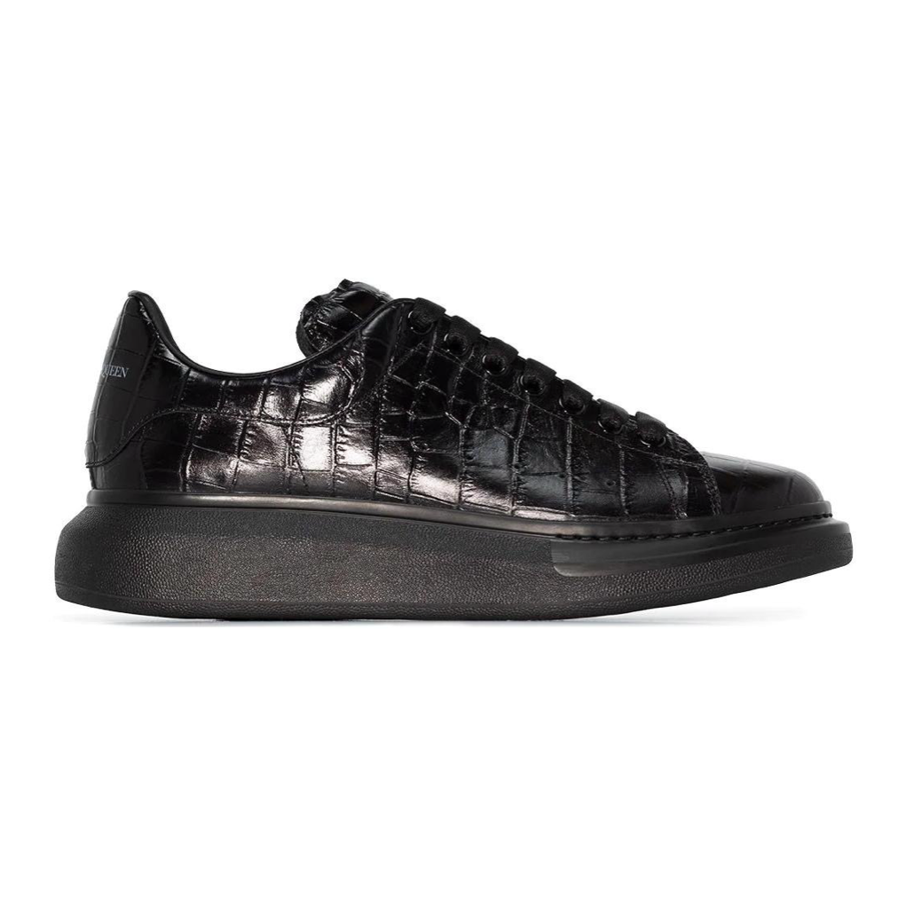 Alexander McQueen Oversized Sneaker 'Croc Black'