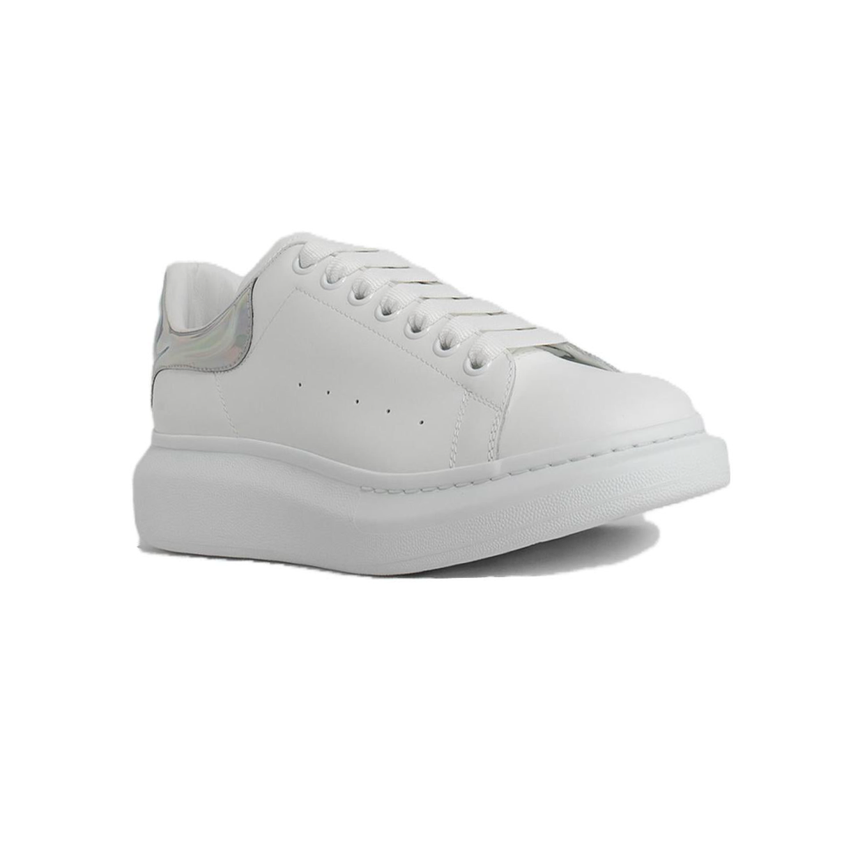 Alexander McQueen Oversized Low-Top Sneakers 'White Silver